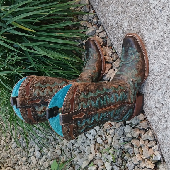 Justin Women's Marino Western Boot | Chocolate Sz 9 L4360 EUC - Picture 16 of 16